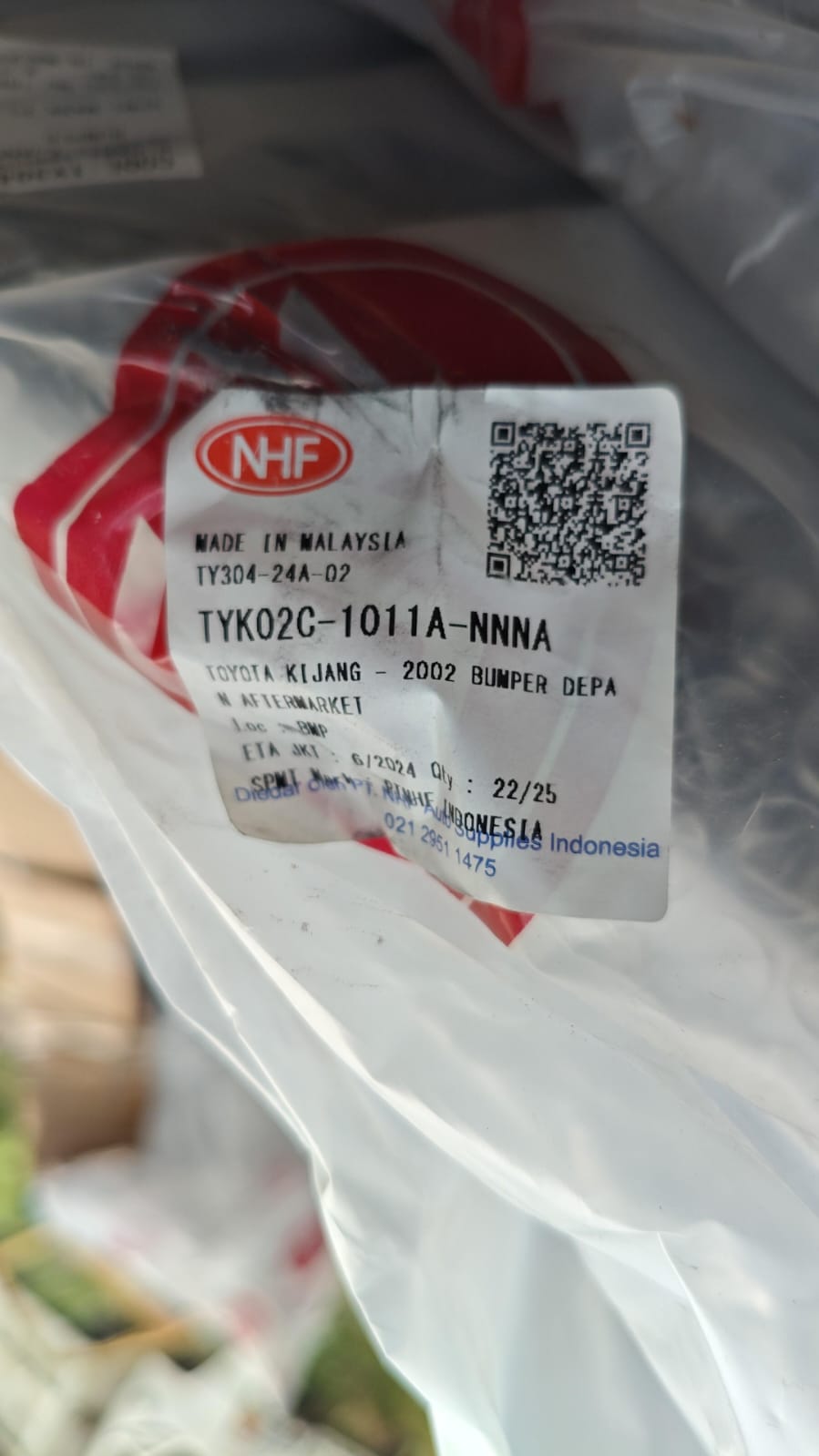 Bumper Depan Kijang Tahun 2002